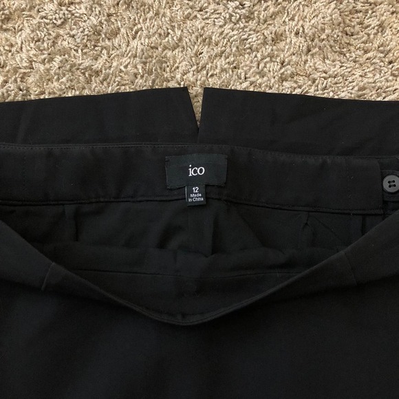 Women’s ICO Black Dressy Skirt | Size 12 - Picture 3 of 3